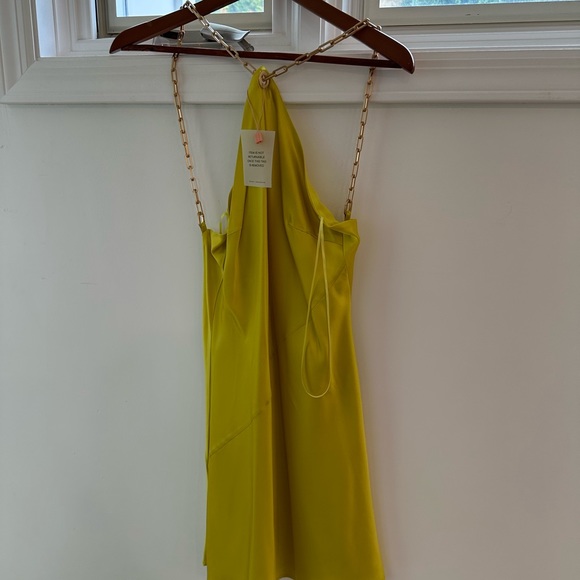 Cult Gaia Minna Dress in Tahdig Yellow NWT - Picture 4 of 7